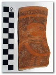 AZC 137 - Black-on-Orange Variant A-2g - Plate